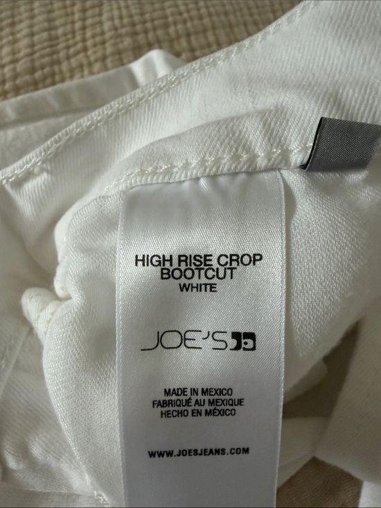 Joe's Jeans Denim - Joe's Jeans White High Rise Crop Bootcut